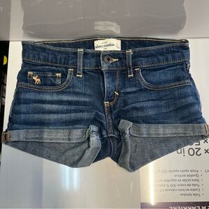 Abercrombie & Fitch Blue Jean Shorts Classic Cutoff Style